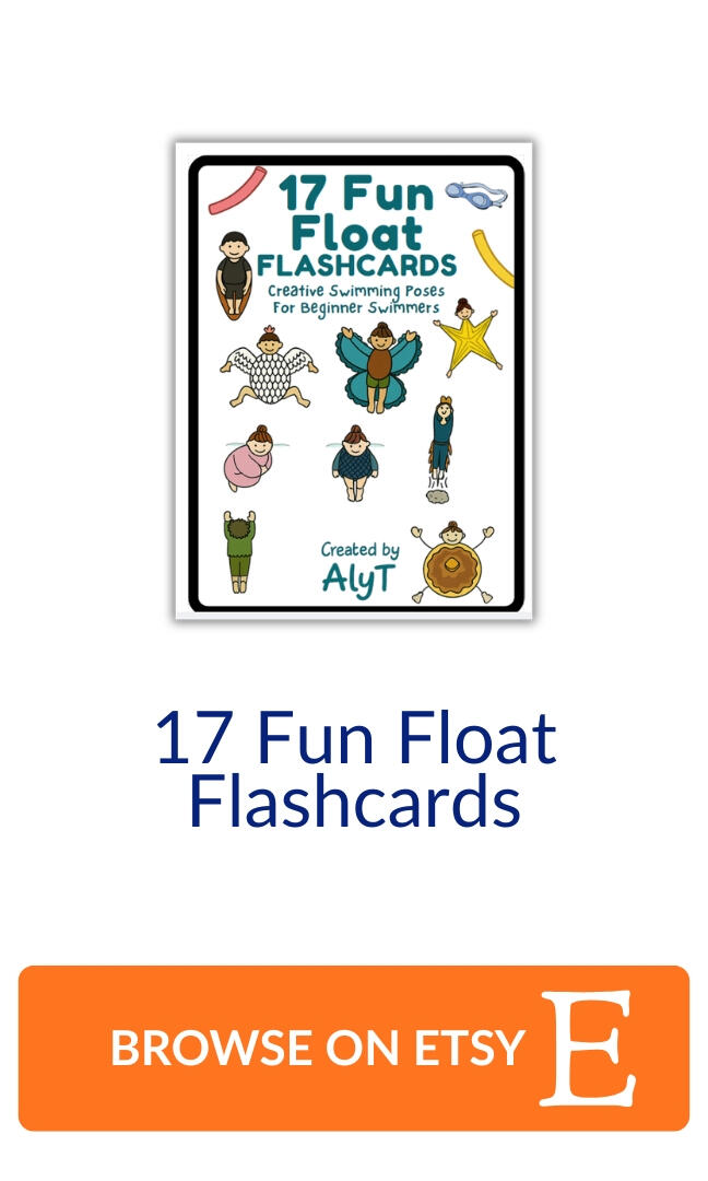 Learn to swim float flashcards Flashcards for swimming