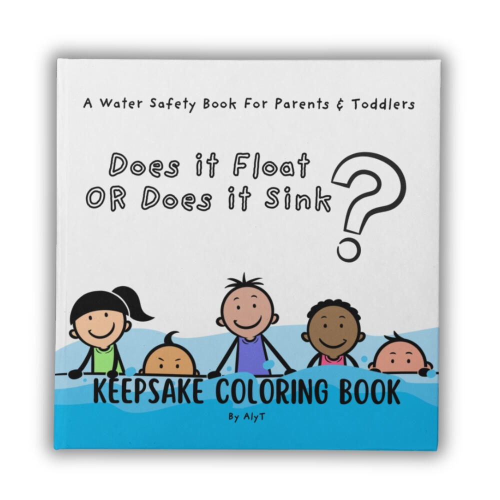 Floating Resources For Swim Instructors and Parents Float or Sink keepsake coloring book for toddlers
